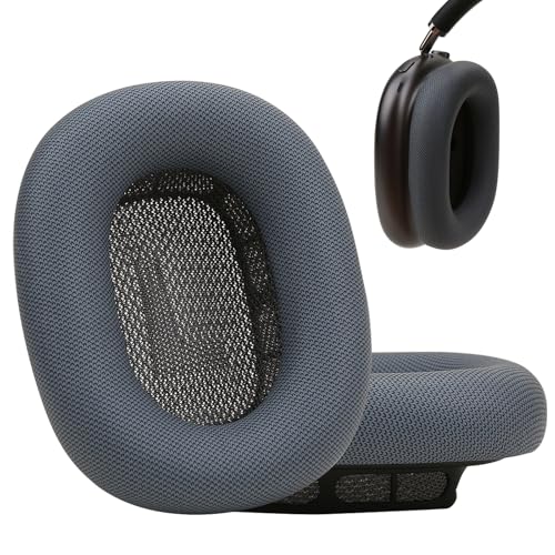 Ear Cushions Earmuffs Fit for AirPods Max with Premium Protein Leather and Gel with Excellent Noise Isolation (2024 Version Midnight)