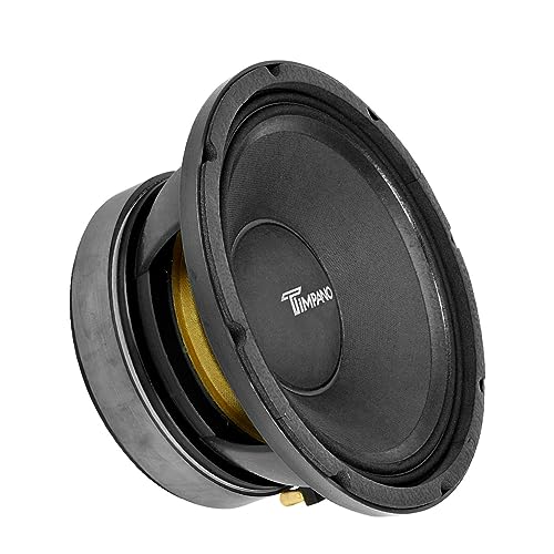 Timpano TPT-MD10 PRO 10" Midrange Speaker, 1000 Watts, 8 Ohm Loudspeaker 10 Inch Mid Range for Pro Car Audio (Single)