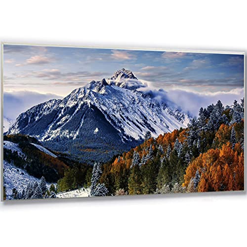Instarry 5D Diamond Painting Kits for Adults Large Size Snow Mountain Scenery Crystal Embroidery Family Wall Decor 31.5x15.7 inch