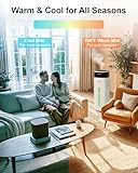 LACIDOLL Humidifier Large Room 5.3Gal/20L - Cool and Warm Mist Humidifiers for Home 3000 sq ft, Air Humidifiers for Bedroom with Diffuser&Extended Tube, Whole House Humidifiers for Nursery Baby Plants