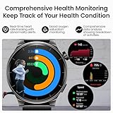 TOZO AMOLED S5 Smart Watch (Answer/Make Calls), 1.43’’ HD Screen for Men Women 100+ Sport Modes Fitness Watchs with Blood Oxygen/Sleep/Heart Rate Monitor, IP68 Waterproof, Stainless Steel Band