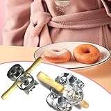 DIY Doughnut Cutter Roller,Donut Mold,Donut Cutters 6 and 1 Metal Revolving Donut Cutter Maker,Donut Maker Cutter Mold Metal Revolving Donut Cutter Maker,Mold Pastry (Round)