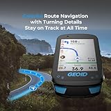 GEOID CC600 Color Screen Bike/Cycling Computer Wireless - Route Navigation with Re-Route Planing, WiFi & Bluetooth, Fast 5s GPS Positioning, Free Indoor Training