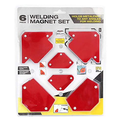 6pcs Magnetic Welding Holder，Steel Fixed Angle Soldering Positioner Welding Tool，Holding Power Welding Accessories