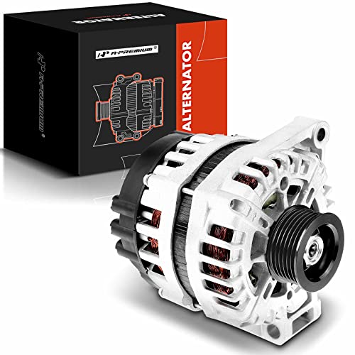 A-Premium Alternator Compatible with Buick LaCrosse 2010-2016 & Cadillac SRX 2010-2012 & Chevrolet Captiva Sport, Equinox, Impala & GMC Terrain, 12V 150Amp CW 6-Groove Pulley, Replace# FG15S019