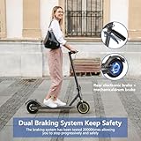 NAVIC Electric Scooter Adults, 19MPH Top Speed, 19/22 Miles Range, 8.5" Solid Tires, Folding E-Scooter with Dual Braking Dual Suspension, Escooter for Adults with App (T3-with Dual Suspension)