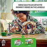 LEGO Super Mario Donkey Kong’s Tree House Expansion Set, Buildable Game with 2 Collectible Super Mario Figures Donkey Kong and Cranky Kong, Fun Birthday Gift for 8-10 Year Old Kids, 71424