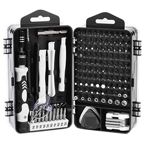 Locimirv Precision Screwdriver Set, 138 in 1 Electronics Magnetic Mini Screwdriver Set for Repair Computer, PC, Cellphone, Game Console, Watch, Eyeglasses