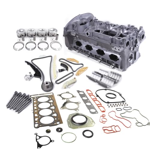 EA888 Gen2 2.0T Engine Overhaul Rebuilding Kit Piston 21mm Timing Set And Cylinder Head Compatible With A4 A5