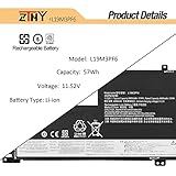 ZTHY 57Wh L19M3PF6 Laptop Battery Replacement for Lenovo Ideapad 5-15IIL05 5-15ARE05 5-15ITL05 5-15ARE05 5 15IAL7 5 15ABA7 Series L19L3PF2 L19C3PF5 L19M4PF1 L19L4PF1 L19C4PF1 L19D3PF3 L19C3PF4 11.52V