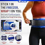 Ice Pack (3-Piece Set) – Reusable Hot and Cold Therapy Gel Wrap Support Injury Recovery, Alleviate Joint and Muscle Pain – Rotator Cuff, Knees, Back & More (3 Piece Set - Classic)