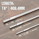 YESWELDER Aluminum TIG Welding Rod ER4043 3/32"x16" 5LB