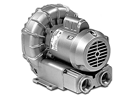 Gast R4310A-2 Regenerative Blower, Three Phase; 74 cfm at 50 Hz, 92 cfm at 60 Hz