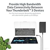 StarTech.com 2m (6.6ft) Passive Thunderbolt 3 Cable, 20Gbps, 100W PD, 4K Video, Thunderbolt Cable, Compatible with USB4/DP Alt Mode, Thunderbolt 4, USB 3.2/Type-C (TBLT3MM2M)