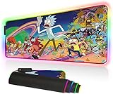 RGB Mouse Pad, Imegny Large Extended Soft Led Mouse Mat with Different Lighting Modes, 900 x 400mm / 35.4 * 15.7Inch