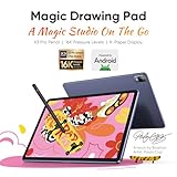 XPPen Magic Drawing Pad 12.2 Inch Standalone Drawing Tablet No Computer Needed with 16384 Pressure Levels X3 Pro Battery-Free Pencil Paper-Like Screen 8GB + 256GB Portable for Digital Drawing Artists