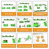 EUDAX School Physics Labs Basic Electricity Discovery Circuit and Magnetism Experiment kits for High School Students Electromagnetism Elementary Electronics