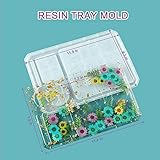 4 PCS Silicone Molds for DIY Epoxy Resin - Large Resin Molds Including Rolling Tray Mold Ashtray Joint Holder and Resin Grinder Mold