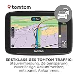 TomTom Car Sat Nav GO Classic, 5 Inch, with Traffic Congestion and Speed Cam Alert Trial Thanks to TomTom Traffic, EU Maps, Updates via WiFi, Integrated Reversible Mount