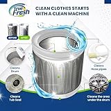 True Fresh Washing Machine Cleaner Tablets, 25 Solid Deep Cleaning Tablet, Finally Clean All Washers Machines Including HE Front Loader Top Load