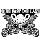 Motorcycle Helmet Stickers - 100% Vinyl - Stickers for Adults – Badass Motorcycle Decals Including Skulls, American Flag - Pack of 20