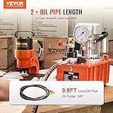 VEVOR GYB-630BⅡ Electric Hydraulic Pump Double Acting Manual Valve, Orange