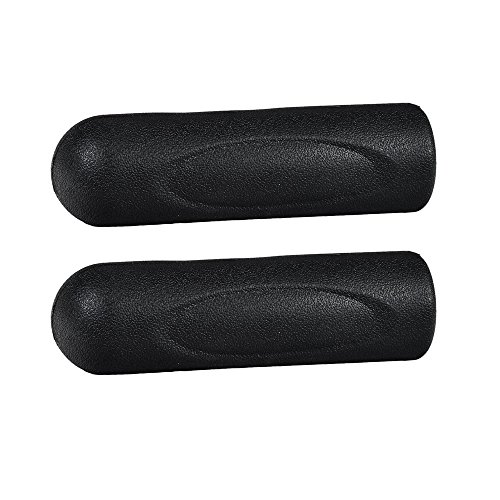 AlveyTech Rubber Hand Grips - Fits Go-Go, Mega Motion & Pride Electric Mobility Scooter, Handlebar Parts for Medical Wheelchairs, Transport Chair, Power Bike, Rollator, E-Bicycle Accessories Hand Grip