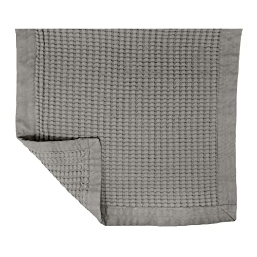 GILDEN TREE Bathroom Mat Absorbent Cotton Quick Dry for Shower, Bath & Bathtub Washable Thin, Modern Style (Pewter)