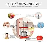 SQUEEZE master Cheese Tincture Herb Fruit Wine Manual Press -0.53Gallon/ 2 Litre-Power Ball Handle-Stainless Steel & Iron for Juice, Cider,Wine,Olive Oil