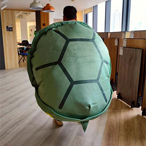 BXEBUI 59 Inch Giant Wearable Turtle Shell Pillows Weighted Stuffed Animal Costume Oversized Plush Toy Funny Dress Up Gift for Adults (59 in)