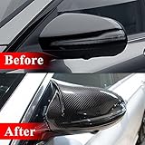 AeroBon Prepreg Dry Carbon Fiber Side Mirror Cover Compatible with Mercedes C Class W205 C205, E Class W213 C238 Mirror Caps (Add-On Style)