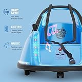 Bumper Buddy Ride On Electric Car for Kids & Toddlers, 12V 2-Speed, Ages 1 2 3 4 5 Year Old Boys - Remote Control, Baby Boy Riding Bumping Toy Gifts Cars, Toys Gift Toddler 12-18 Months Age Kid