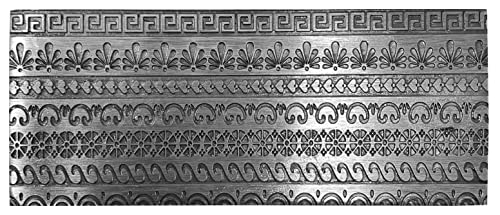 Texture Pattern Plate Style #35 for Press or Rolling Mill Abstract Geometric Embossing Relief Jewelry Making Metal Forming Tool