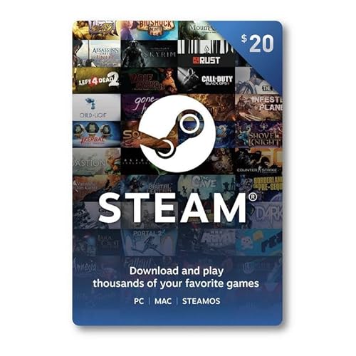 Steam Wallet Prepaid Card ($20)