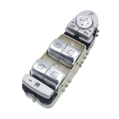 Power Window Switch Button Compatible with Mercedes-Benz C180 C200 C220 C250 C300 C400 2013 2014 2015 2016 2017 2018 2019 2020 GLC200 GLC220 GLC250 GLC260 GLC300 GLC350 GLC 400 W205 X253 C253 Beige