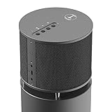 ABRAMTEK 100W Bluetooth Speaker, E600 High Power Wireless Speaker with Super Bass Subwoofer and 360 Sound for Home Office Party Outdoor (Grey)