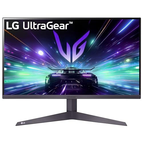 LG 27GS50F-B 27-inch FHD (1920 x 1080) Ultragear Gaming Monitor with 180Hz, 1ms MBR, HDR10, AMD FreeSync, HDMI, DisplayPort, 3-Side Virtually Borderless Design, Black