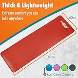 Maximo Exercise Mat, Multi Purpose Yoga Mat 183cm x 60cm Extra Thick Ideal for Pilates, Sit-Ups, Planks, Stretching, Push-ups Exercise, Home Gym