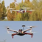 HAWK'S WORK F450 Drone Kit to build, DIY Quadcopter Set, Frame + Brushless + Motor ESC + Prop + Accessory + Guild Book & Video (Set D) (Standard)