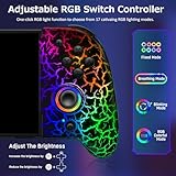 Spican Switch Controllers for Nintendo Switch/Switch OLED Controller, Switch Wireless Pro Controller One-Piece Joypad, Full-Size Ergonomic Handheld Mode Controller Gamepads Standard Controllers