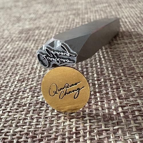 Custom Handcrafted Metal Design Signature Stamps for Marking Gold and Silver Rings, Bracelets, Tags, and Other Jewelry.