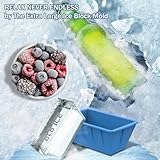 Extra Large Ice Cube Molds 4Pack 32LB Silicone Large Ice Cube Molds for Cold Plunge Tub,Reusable Ice Cube Trays for Freezer,Ice Block Molds for Home Ice Baths,Cold Plunge Accessories,Ice Bath Chiller