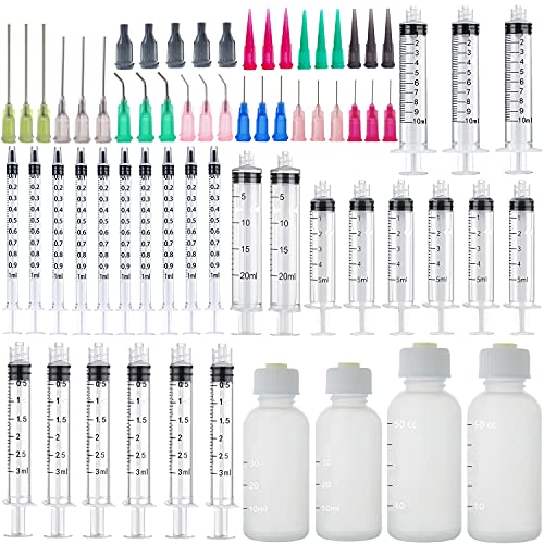 1ml, 3ml, 5ml, 10ml, 20ml Glue Dispenser and 30ml+50ml Glue Bottle. 14ga, 16ga, 18ga, 20ga, 22ga, 25ga Glue Dispenser head and Caps. For Measuring and Refilling