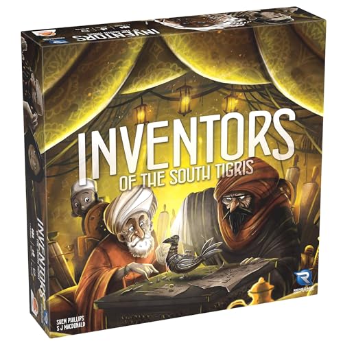 Renegade Game Studios: Inventors of The South Tigris - Stand-Alone Strategy Game in The South Tigris Trilogy, Garphill Games, Ages 14+, 1 -4 Players, Clever dice mechanisms