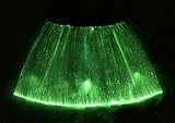 Light Up Fashion Skirts Glow in The Dark Sexy Skirts Luminous Fiber Optic Club Mini Skirts,Mobile APP Control (S)