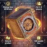 iDventure Cluebox - The Trial of Camelot - Escape Room Game - Puzzle Box - 3D Wooden Puzzle - sequential Puzzle - 3D Puzzles for Adults - Brain Teaser - Birthday Gift Gadget for Men - Money Box