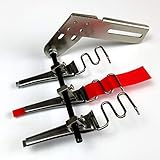 Triple Stripe Multi Tape Folder Binder Attachment for Kansai Special Multi Needle Sewing Machine (Finish Size:1/2")