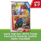 Marvel Playskool Heroes Super Hero Adventures Ultimate Set, 10 Collectible 2.5-Inch Action Figures, Toys for Kids Ages 3 and Up (Amazon Exclusive)