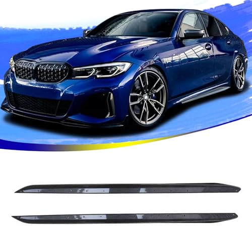 AAriguthel G20 Side Skirts Compatible with 2019-2022 BMW G20 M-Sport Bumper M-Performance Side Skirt Extension Lip Spoiler Rocker Panel 2PC ABS