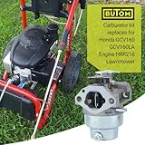 Butom GCV160 Carburetor for Honda GCV 160 GCV160A GCV160LA GCV160LA0 GCV160LE Pressure Washer Lawn Mower Replaces 16100-Z0L-023 Manual Choke Lawn Mower